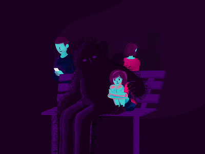 Children's mental health week awareness childrensmentalhealthweek digital art illustration vector