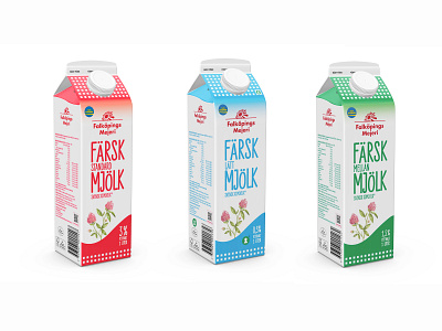 Förpackningsdesign Falköpings Mejeri förpackningsdesign packaging