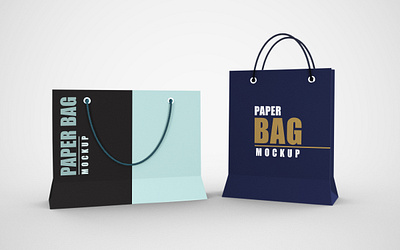 Isolated on white background paper Shopping Bag 3d 3d modelling bag bag mockup branding cinema4d cover design design graphic design illustration lighting logo motion graphics paper bag paper bag mockup poster design redshift shopping bag ui