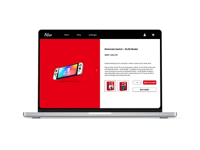 Single Product UI design ui ux
