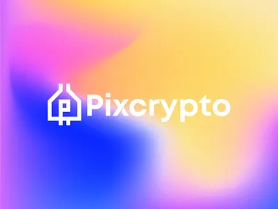 Modern logo design । Crypto logo । P+Home concept blockchain brand brand identity branding coin coins crypto cryptocurrency currency gradient home logo icon identity letter p mark lettering logo logo designer logotype minimal modern logo