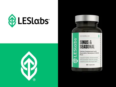 LES Labs Supplements. Brand Identity & Packaging brandbook branding design identity logo logotype packaging vector