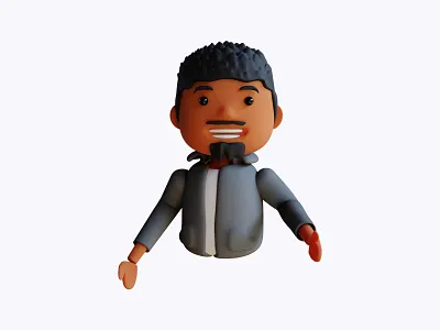 3D Character 3d blender branding illustration