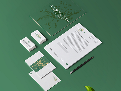 Gartenia x Uncanny branding design icon illustration logo typography vector