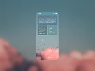 Daily UI 065 — Notes Widget dailyui dailyui065 dailyux design figma ui ux widget
