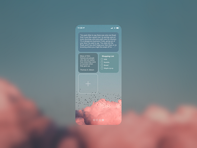 Daily UI 065 — Notes Widget dailyui dailyui065 dailyux design figma ui ux widget