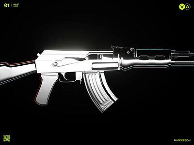 🔫 AK47 (Maybe) 3d 3danimation ak 47 ak47 anerin animation blender digital gun mase mase.design maserekt motion graphics weapon