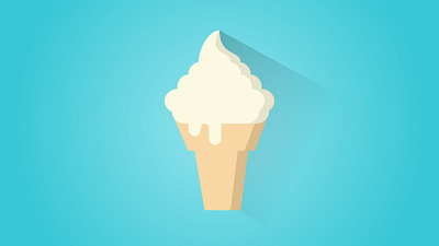 Ice cream design food ice cream icon illustration logo vector