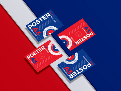 A3 Premium Poster Mockup Free poster mockup free
