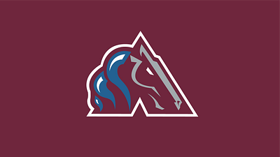 Broncos / Avalanche branding design illustration illustrator logo sports typography vector