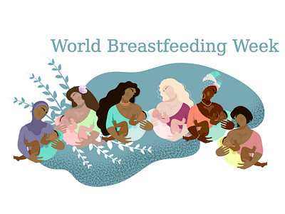 Breast-feeding design graphic design illustration vector