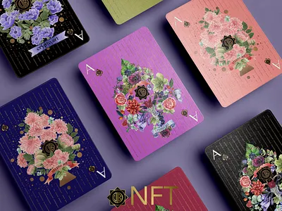 NFT - Ace of Spades ace aceofspades art bitcoin blockchain cards crypto cryptoart decorative design digital digitalart ethereum ill illustration nft nonfungible playingcards