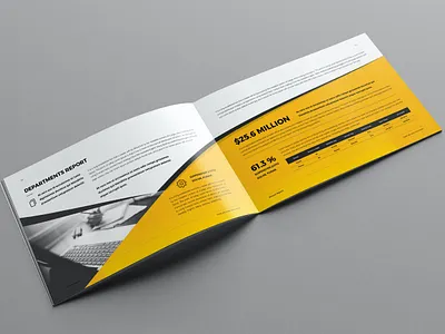 Annual Report a4 abstract agency annual annual report annual report template brochure cmyk company corporate element guideline indesign landscape modern report report template template trend trendy