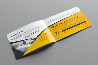 Annual Report a4 abstract agency annual annual report annual report template brochure cmyk company corporate element guideline indesign landscape modern report report template template trend trendy