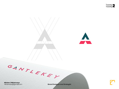 Gantle Key | Brand Identity brand icon brandidentity branding creative branding creative logo design emblem design lettermark logo logo design logo icon minimal logo design motion graphics ui wordmark