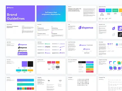 Dispense Brand Guidelines brand brand guide brand guidelines branding cannabis brand cannabis brand guide style guide styleguide
