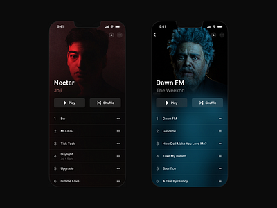 Album View album apple music artist concept ios ios 16 list music spotify ui ux