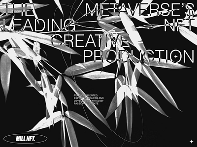 Mill NFT visual concept branding concept design graphic design identity logo logotype typography ui
