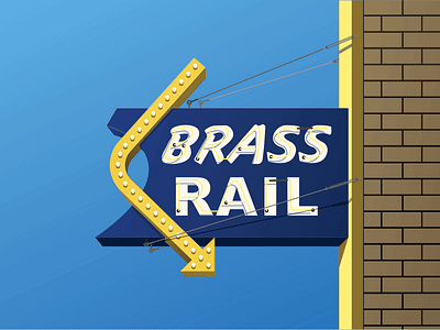 Brass Rail fhsu kansas neon punk rock