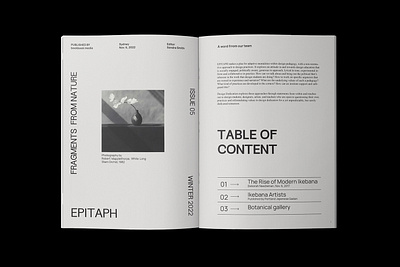 Epitaph Magazine book branding design editorial graphic design illustration publication typography