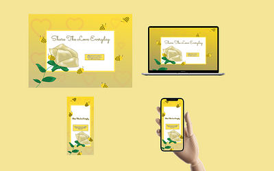 Share The Love Everyday Mobile App (Digital Note Card) app branding design figma icon logo love mobile app mockup note card typography ui ux vector