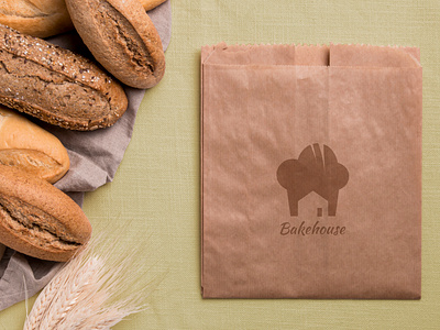 Bakehouse | Logo bakery baking branding bread food graphic design logo