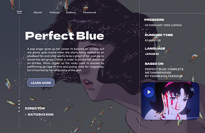 Movie page concept concept figma ui ui interface