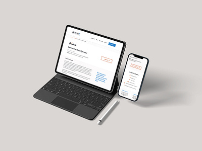 Trucking Jobsite product design ui web web design
