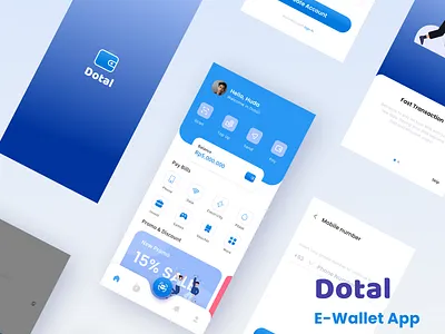 Design E-money Apps app design ui ux