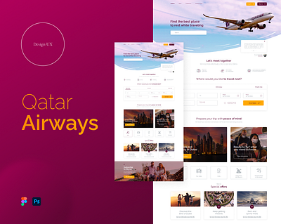 Qatar Airways app branding design graphic design ui ux