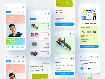 Shoes Mobile App concept e commerce graphic design mobile design mobile ecommerce motion graphics workout shoe