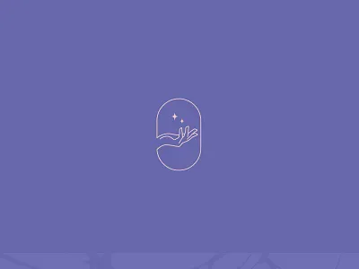 Nail spa salon logo exploration brand branding hand hand logo hands logo logo nail purple spa wellness woman women