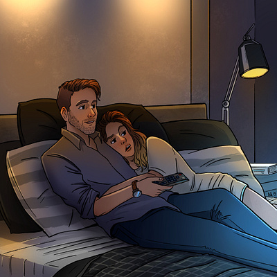 What program should we watch? art comic book comic illustration digital art drawing girls illustration