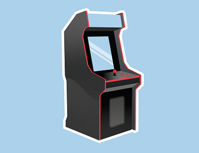 Arcade Machine arcade machine design games icon illustration vector video game