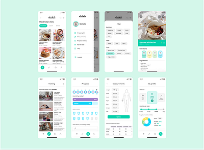 stay fit app design fit fitness icon measurements ui ux workout