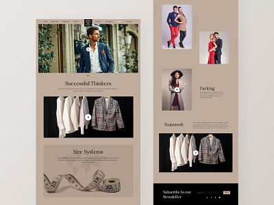 Home page Design - Fashion Apparels apparels branding clothing design fashion flat design homepage landing page models ui uiux uiuxdesign ux webdesign website