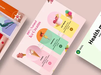 F&B Sector- Landing Pages brand branding clean design colorfuldesign hero banner landing page design website design