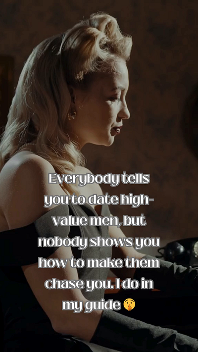 Everybody tells you to date high-value men, but...