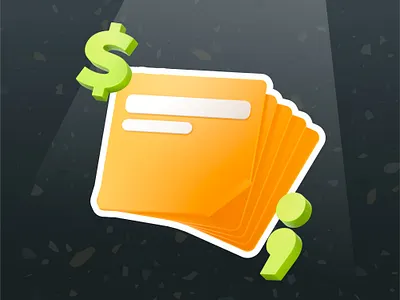 3d illustration sticker paper for student school office kawaii note