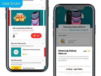 Case Study: Pick & Win ewallet fintech malaysia ui ux