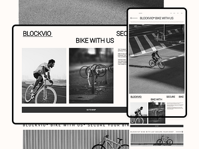 BLOCKVIO UI/UX LANDING PAGE DESIGN abstract adobe bike brand design brand identity branding graphic design homepage landing page design landingpage landingpagedesign minimal secure ui ui design ux ux design web design website design websitedesign