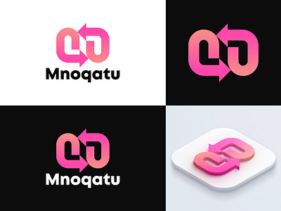 Mnoqatu Logo Design a b c d e f g h i j k l m n abstract app logo arrow best logo brand identity colorful creative logo design ecommerce illustration lettermark logo and branding logo designer minimal logo minimalist logo modern logo o p q r s t u v w q y z travel agency vector icon mark symbol
