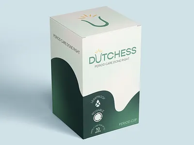 Wellness Period Cup Packaging bold design branding design health and wellness illustration illustrator packaging design typography vector