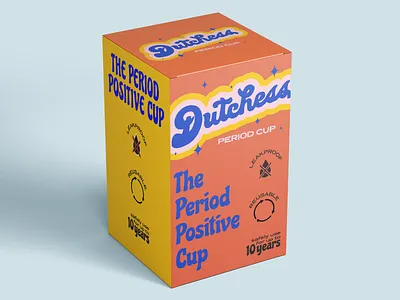 Period Positive Dutchess Cup bold design branding design illustration illustrator logo packaging design typography vector