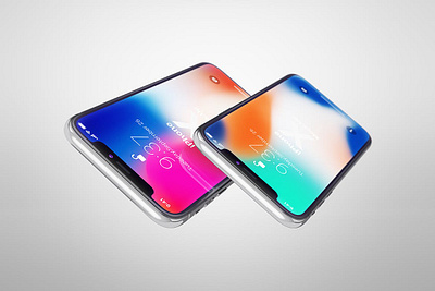 Phone Realistic Mockups abstract app application clean design device display iphone x mockup phone phone mockup phone x photorealistic presentation realistic screen showcase simple smartphone ui