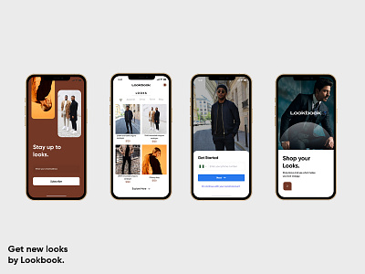 Lookbook app | Shop your looks app application branding clean concept design fashion figma graphic design ios logo lookbook modern typography ui user interface ux