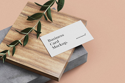 Stylish Business Card Mockup brand branding business business card business cards card cards clean corporate elegant graphic design identity isolated mockup name paper presentation simple stack template