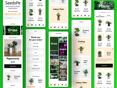 E-Commerce App for Plants app branding design design trend graphic design illustration loading it solutions logo minimal modern app must see neumorphic plants plants app recommend seeds trending ui ui ux ux