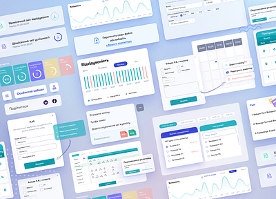 NIT | LMS. Interface Elements app design desktop ui education app education platform figma interface elements learning learning app learning management system lms nit product school app studying ui ui kit ux web