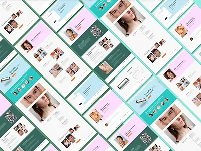 SkinCare Web branding design graphic design ui web design
